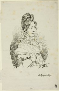 Madame Perregaux portréja alkotó: Emile Jean Horace Vernet