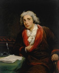 André Chénier költő portréja 1762-1794, 1825. alkotó: Emile Jean Horace Vernet