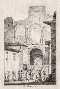 Arles-i körmenet, 1918. alkotó: Emile Jean Horace Vernet