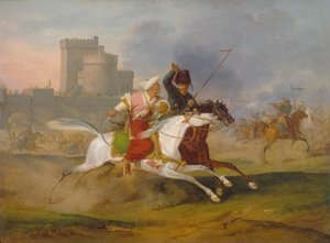 Török és kozák, 1809 alkotó: Emile Jean Horace Vernet