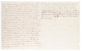 Autogram levél Lady Hamiltonnak, n.p. [Éles a tengeren] alkotó: Horatio Nelson