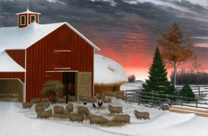 Barnyard télen alkotó: Horatio Shaw