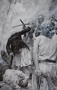 Kalózharc (litho)