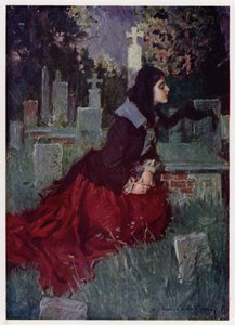 Illusztráció az Evangeline-hez, A Tale of Arcadie, Henry Wadsworth Longfellow (színes litó)