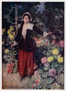 Illusztráció az Evangeline-hez, A Tale of Arcadie, Henry Wadsworth Longfellow (színes litó)