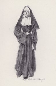 Illusztráció az Evangeline-hez, A Tale of Arcadie, Henry Wadsworth Longfellow (litho)