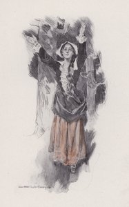 Illusztráció az Evangeline-hez, A Tale of Arcadie, Henry Wadsworth Longfellow (litho)
