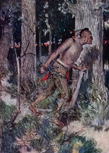 Illusztráció: Henry Wadsworth Longfellow: Miles Standish udvarlása (színes litó)