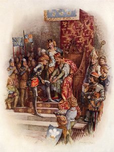 Edward, a Fekete herceg és a Harisnyakötő Rendje (színes litó) alkotó: Howard Davie