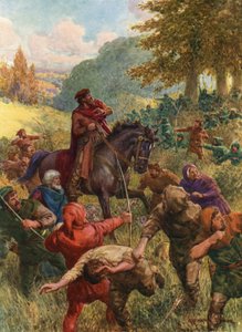 "A Lea Sir Richard megmentése" (színes litó)