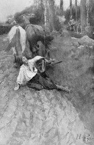 On the Warpath, illusztráció Woodrow Wilson 