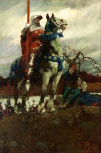 Lancaster érkezése alkotó: Howard Pyle