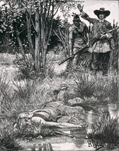 Fülöp király halála, vésette A. Hayman, a Harper