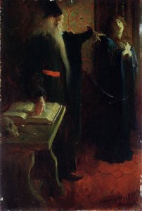 Az igazság a templomban, Howard Pyle „Az igazság zarándokútja” című művéből alkotó: Howard Pyle
