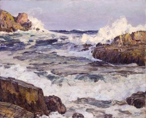 Tisztás szeptember Gale után – Maine Coast, kb. 1924.