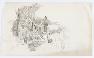 Cím nélkül (lovas kocsi) alkotó: Howard Russell Butler