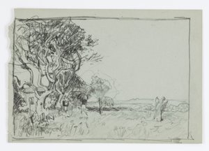 Cím nélkül (fa házzal) alkotó: Howard Russell Butler