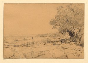 Névtelen. Tájkép. alkotó: Howard Russell Butler