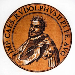 II. Rudolf, a római római császár medálos portréja