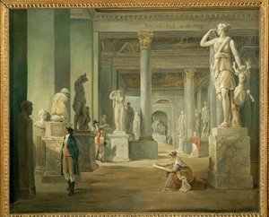 Az évszakok csarnoka a Louvre-ban ...