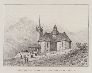 Notre-Dame De La Vie, A Saint-Martin De Belleville (metszet) alkotó: Hubert Clerget