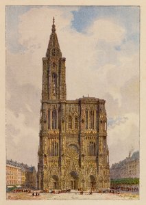 Notre-Dame De Strasbourg (színes litográfia)