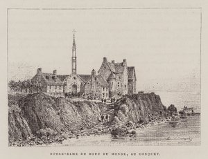 Notre-Dame Du Bout Du Monde, Au Conquet (metszet) alkotó: Hubert Clerget