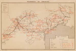 Pelerinages Du Languedoc (színes litográfia) alkotó: Hubert Clerget