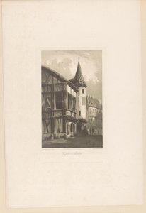 Kilátás egy toronnyal rendelkező házra Nürnbergben Vue-díj Nürnbergben (cím a tárgyon) Tájtöredékek (sorozat címe) Fragments de paysages (sorozat címe)