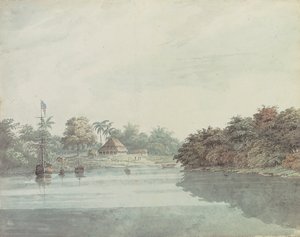 A főkormányzó pajzsa a Gangesznél, Brahmaputra-deltában alkotó: Hubert Cornish
