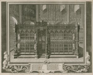 Impozáns emlékmű VII. Henrik király és királyné emlékére