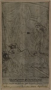Tanulmány Lucain "La Pharsale" című művéhez, III. ének alkotó: Hubert Francois Gravelot