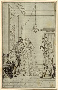 Tanulmány Lucain "La Pharsale" című művéhez, II. ének alkotó: Hubert Francois Gravelot