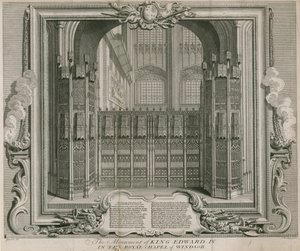 Edward király emlékműve IV alkotó: Hubert Francois Gravelot