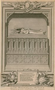 Richard király és Anna királynő emlékműve alkotó: Hubert Francois Gravelot