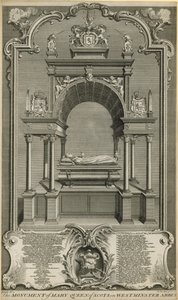 Mária skót királynő emlékműve alkotó: Hubert Francois Gravelot