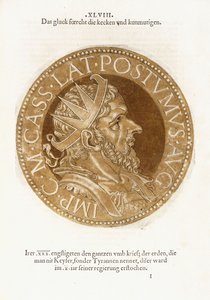 Marcus Cassianus Latinus Postumus alkotó: Hubert Goltzius