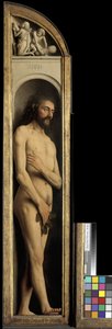 Ádám, részlet a genti oltár bal szárnyából alkotó: Hubert & Jan van (1390 1441) Eyck