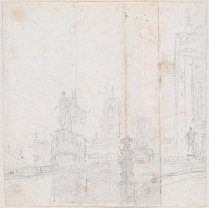 Capitolium-domb alkotó: Hubert Robert