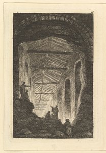 Az Antik Galéria, kb. 1763-65. alkotó: Hubert Robert
