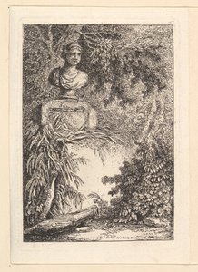 Le Buste.n.d. alkotó: Hubert Robert