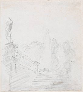 Monumentális lépcsőház alkotó: Hubert Robert
