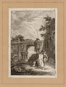 Nyolcadik tányér az Esték Rómában című filmből alkotó: Hubert Robert