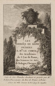 Első tányér az Esték Rómában című filmből alkotó: Hubert Robert