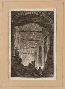 Tizedik tányér az Esték Rómában című filmből alkotó: Hubert Robert