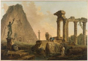 Római romok alkotó: Hubert Robert