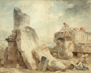 Romok alakokkal alkotó: Hubert Robert