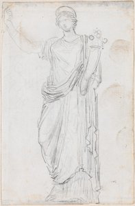 A bőség szobra [recto] alkotó: Hubert Robert
