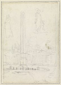 Obeliszk a Szent Péter téren alkotó: Hubert Robert