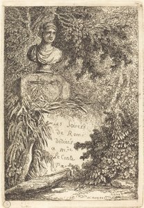 A portré mellszobor alkotó: Hubert Robert